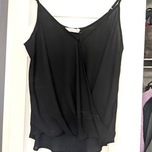 Black tank top